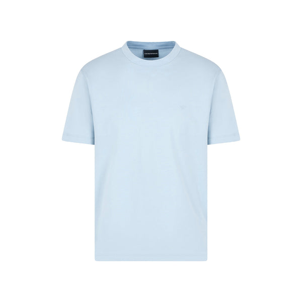 Emporio Armani T-shirt T-shirt Uomo Travel misto cotone Celeste P25 - EMPORIO ARMANIEM000983AF13669 - U9275 - S - Francavilla Moda